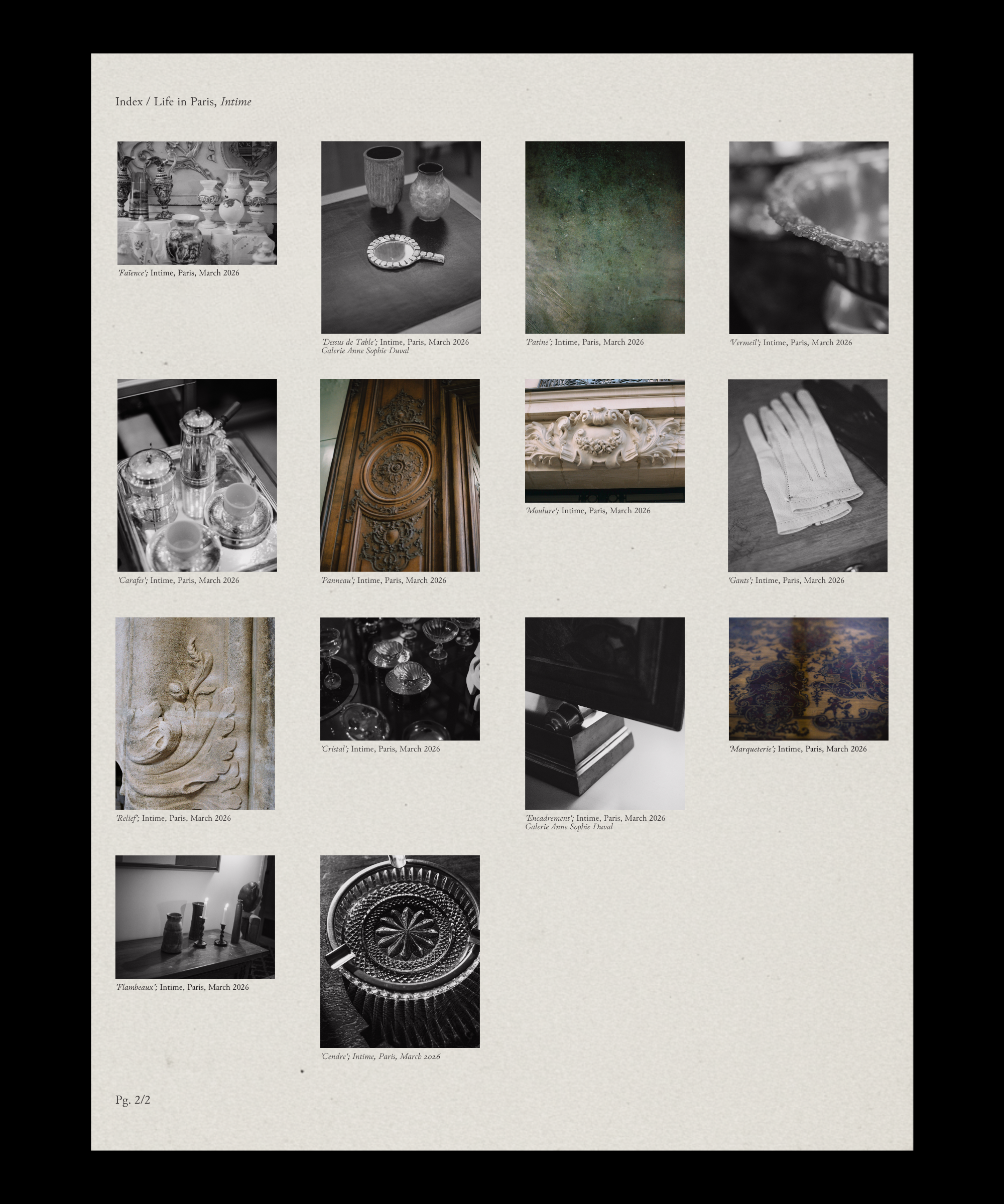 Life in Paris / Intime